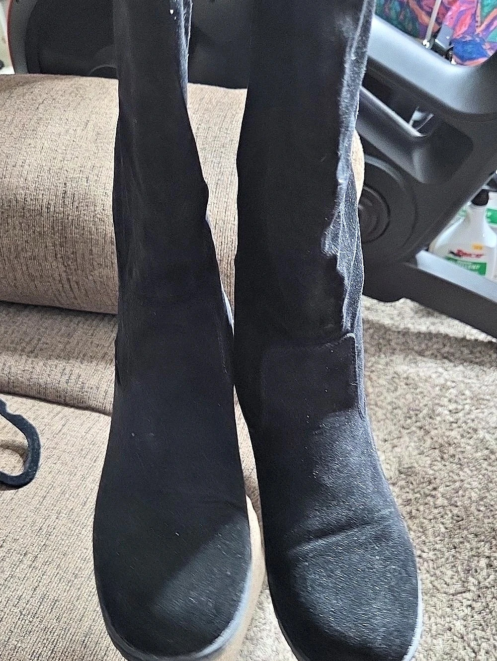 Lady Godiva S236-2 Over the Knee Boots in Black US 11